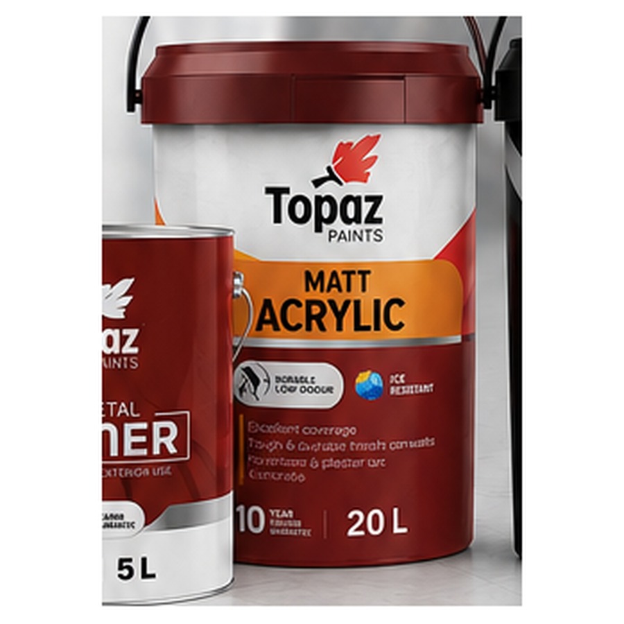 Topaz Matt Acrylic (20L)