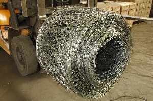 Razor wire coils