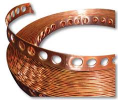 Copper bonding strip